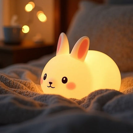 Cute Rabbit Silicone Lamp
