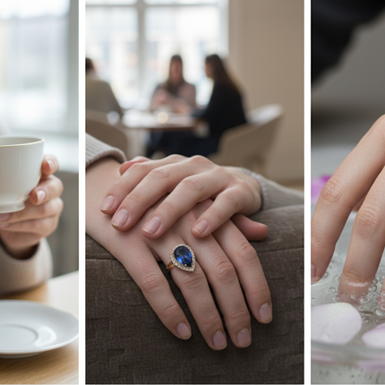 Luxury Teardrop Crystal Ring