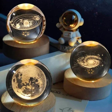 1 Pc USB LED Galaxy Crystal Ball Lamp