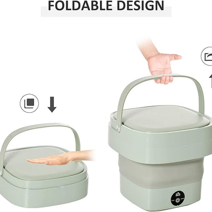Foldable Mini Laundry Machine Multi-Colors