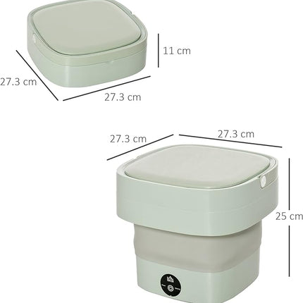 Foldable Mini Laundry Machine Multi-Colors