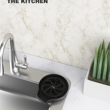 High Pressure Faucet Glass Rinser Automatic Cup Washer Bar Kitchen Beer KTV Milk Tea Cup Cleaner