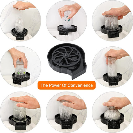 High Pressure Faucet Glass Rinser Automatic Cup Washer Bar Kitchen Beer KTV Milk Tea Cup Cleaner