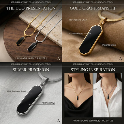 everyday wear men pendant necklace-Modern Style Necklace for Men 
